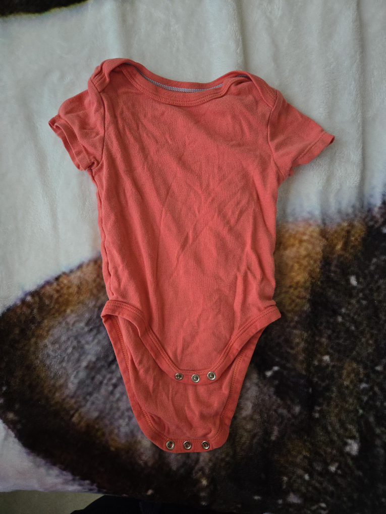 Baby Onesie - Coral thumbnail