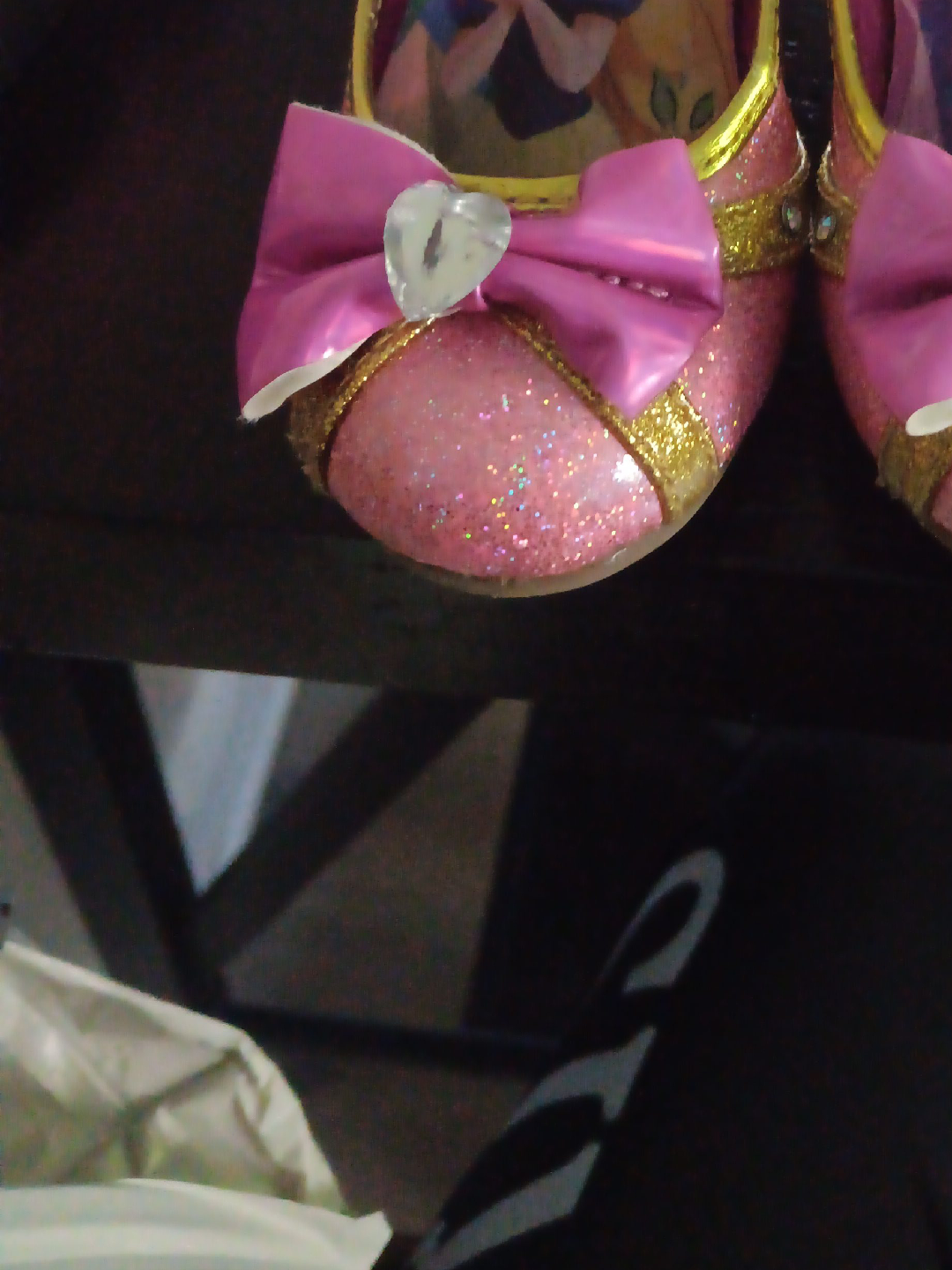 Disney Princess Pink Glitter Shoes