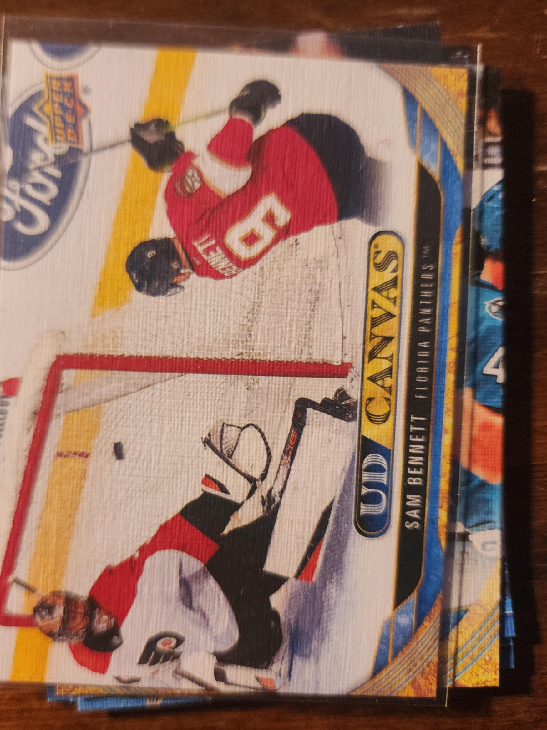 UD Canvas Sam Bennett Florida Panthers Hockey Card thumbnail