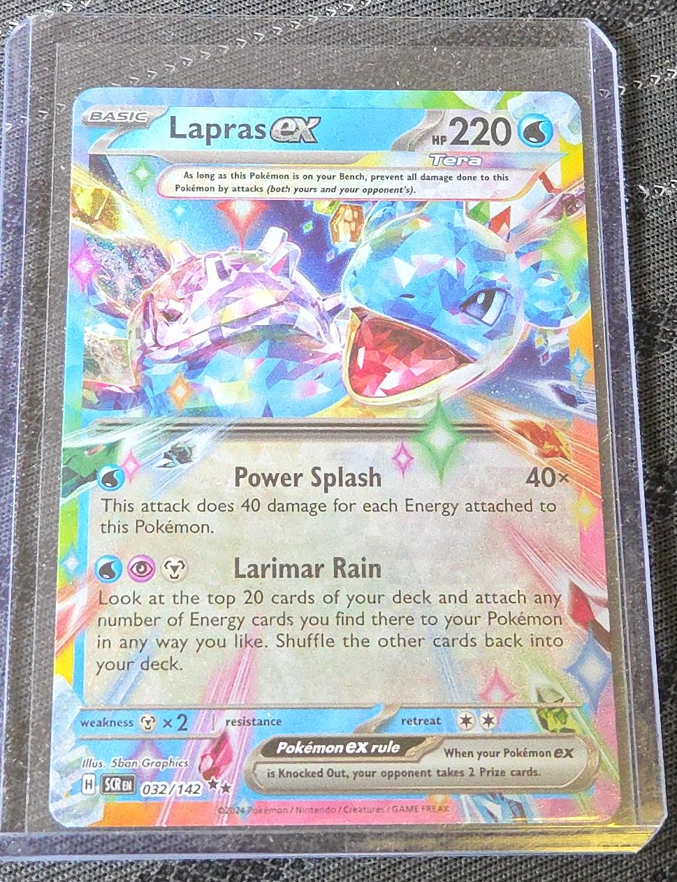 Lapras ex HSCREN 032/142 Pokémon Card thumbnail