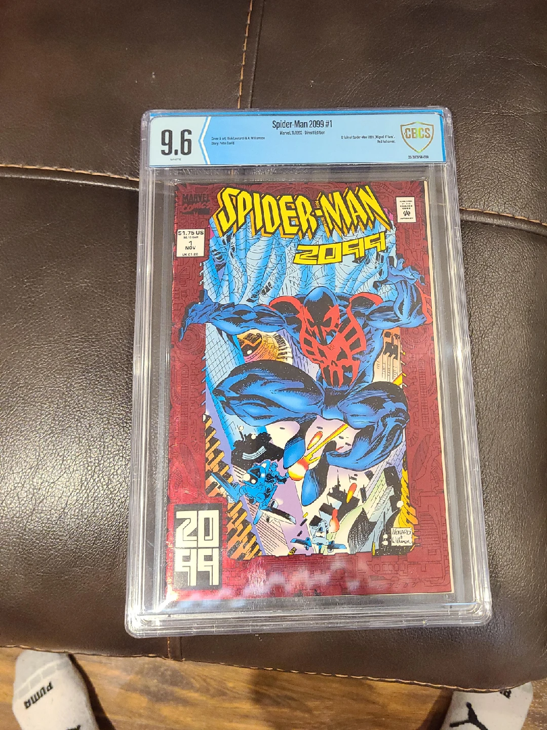 Spider-Man 2099 #1 Comic Book - CBCS 9.6 Grade image indicator(1)
