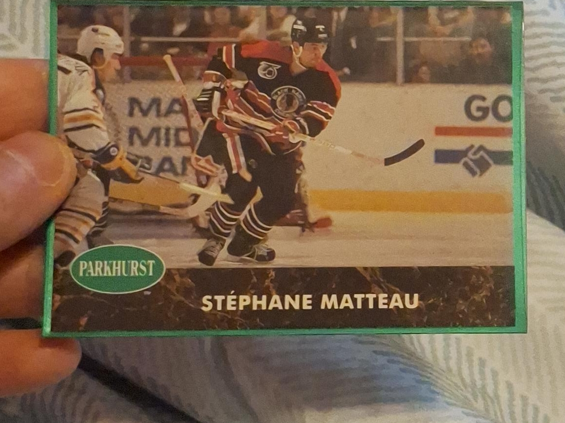 Stéphane Matteau Parkhurst Hockey Card thumbnail