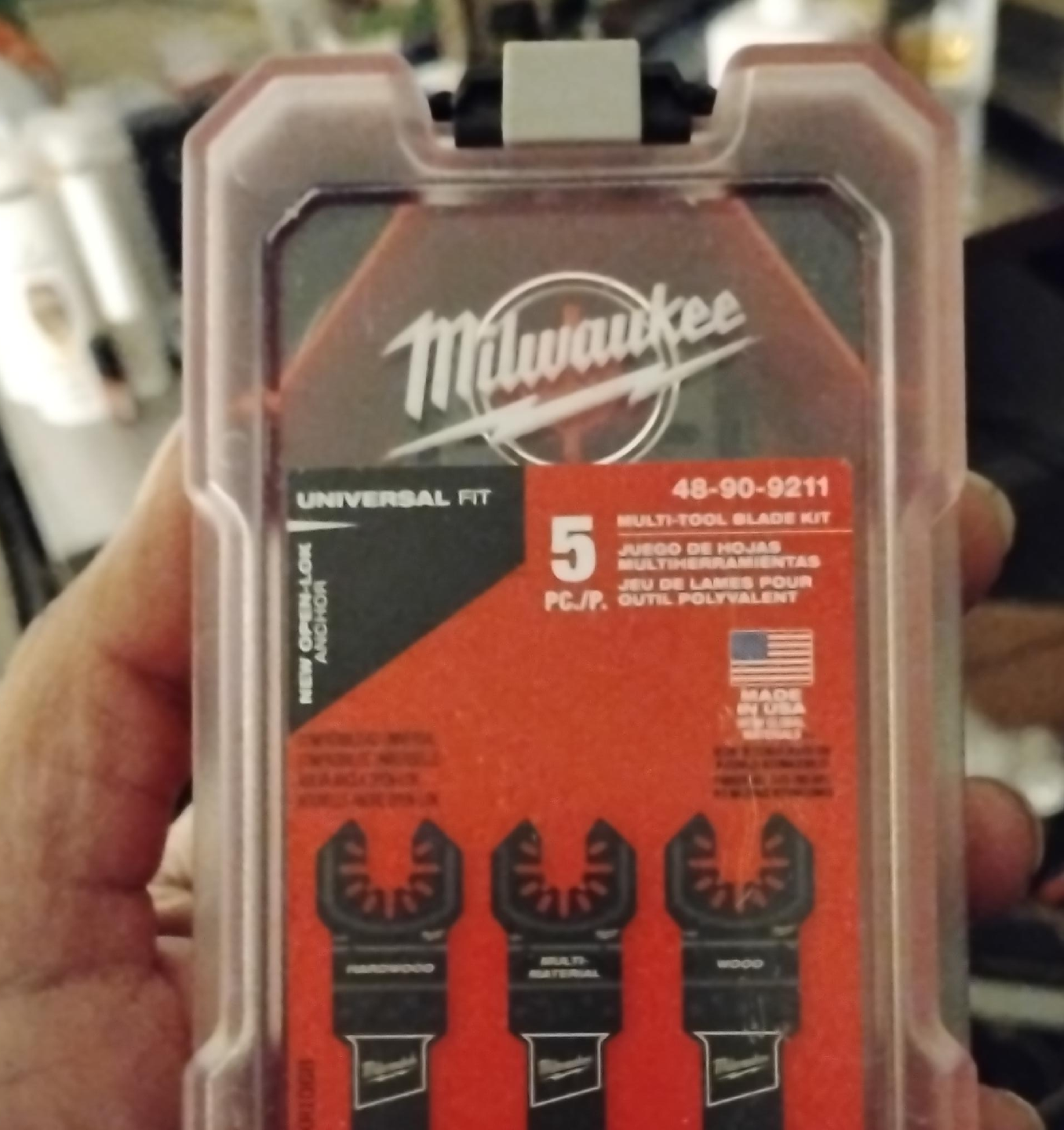 Milwaukee 48-90-9211 Multi-Tool Blade Kit - 5 pc image indicator(1)