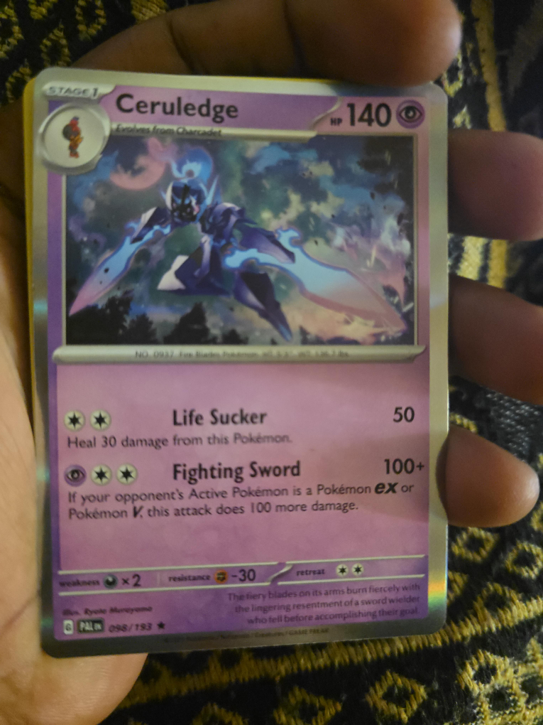 Ceruledge Pokémon Card