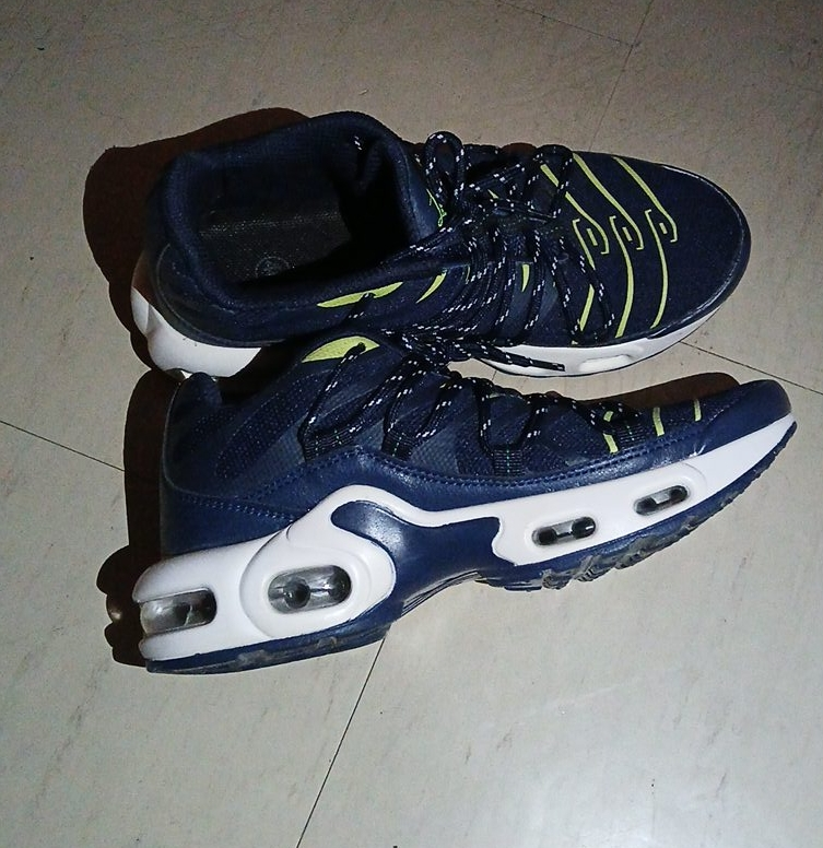 Blue & White Athletic Shoes thumbnail