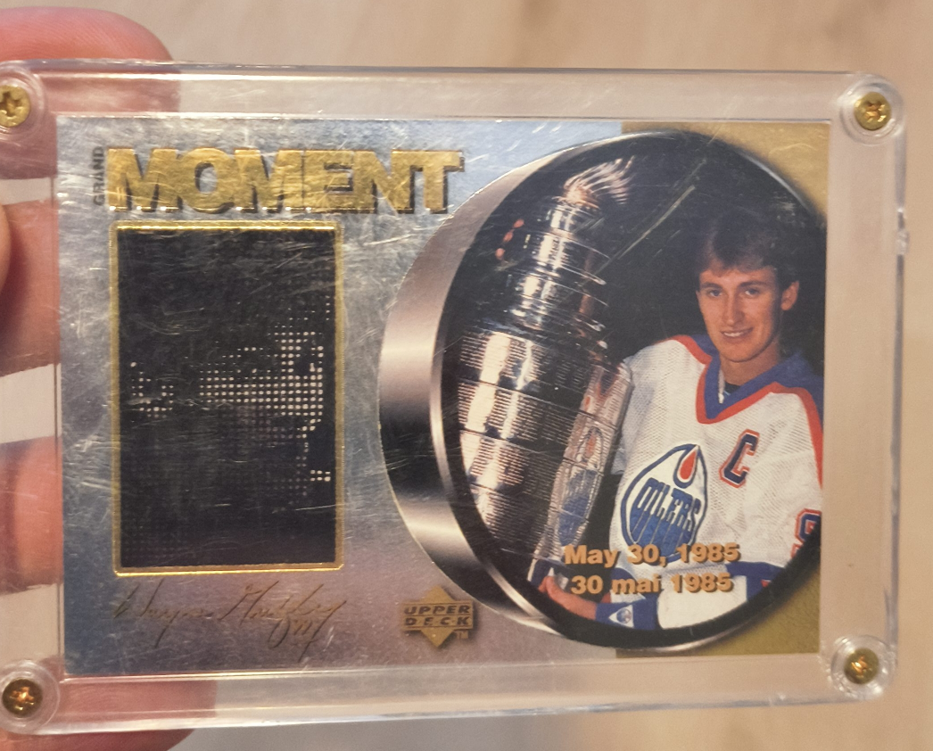 Wayne Gretzky Upper Deck Grand Moment Card