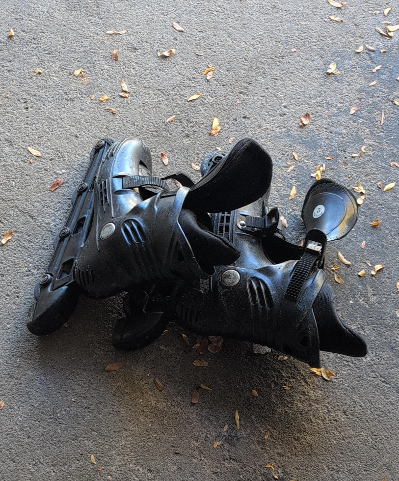 Black Roller Blades - Size 5 thumbnail