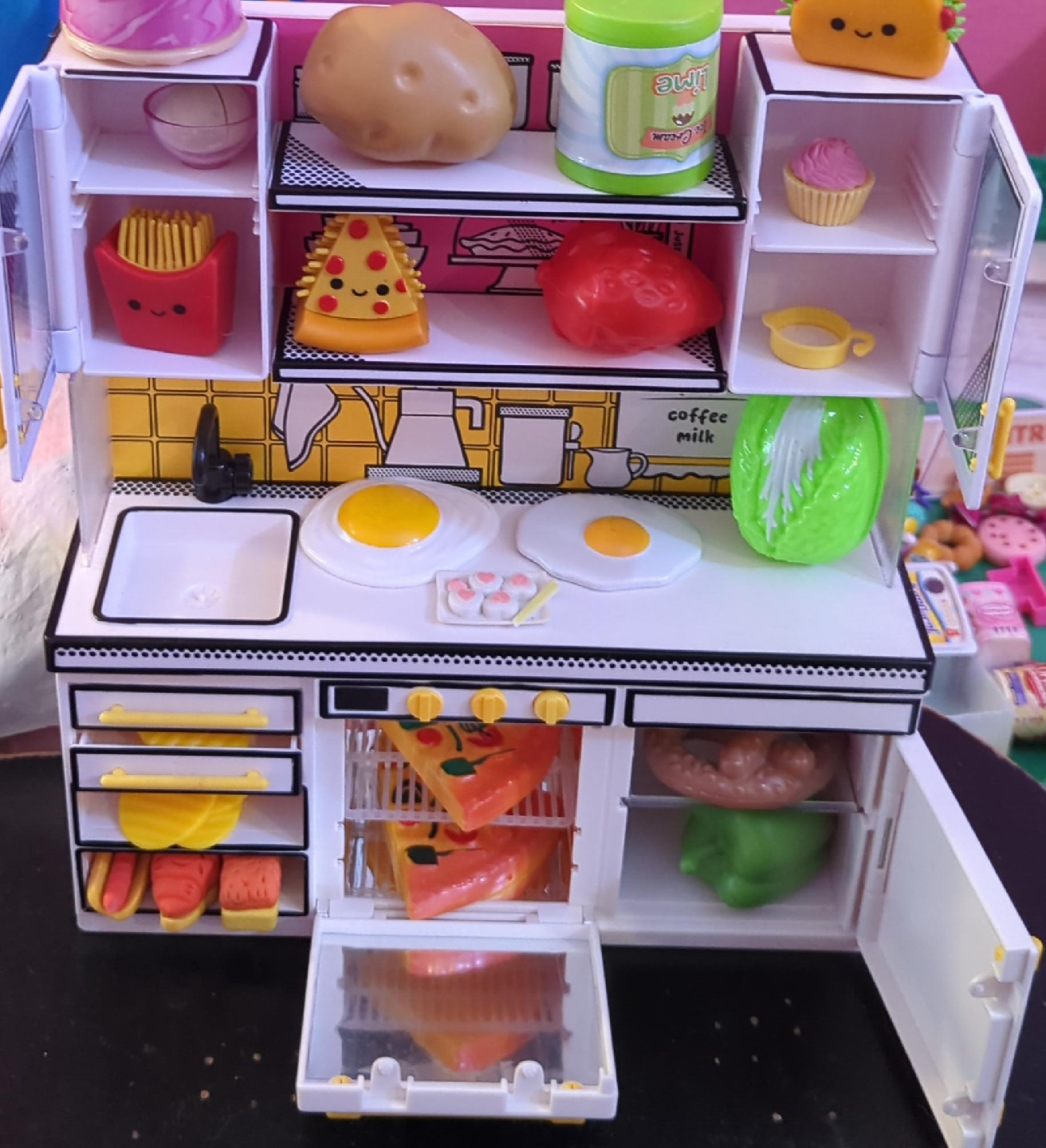 Toy Kitchen Playset with Food thumbnail