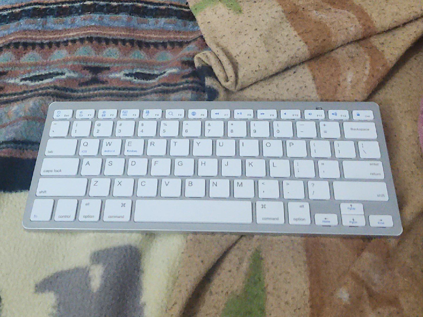 Silver Wireless Keyboard
