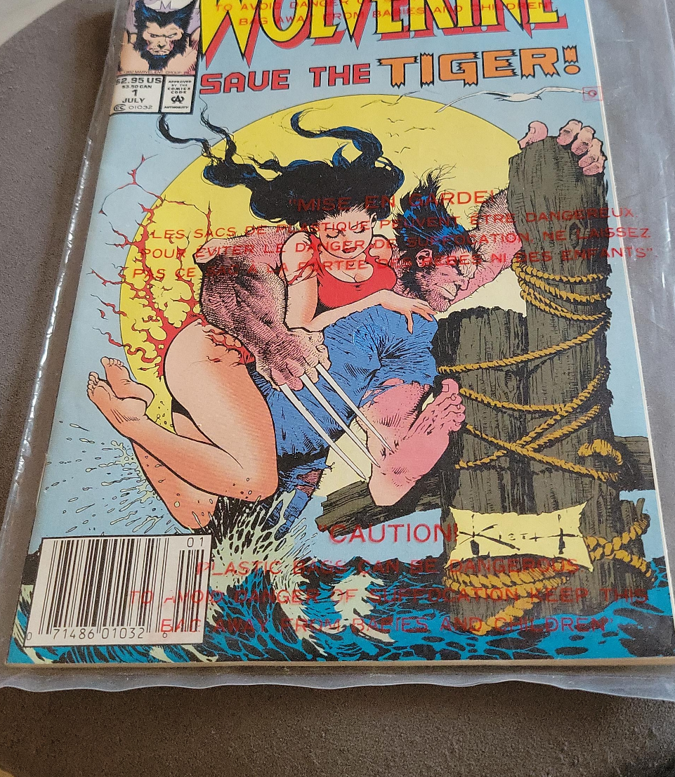 Wolverine Save the Tiger Comic Book