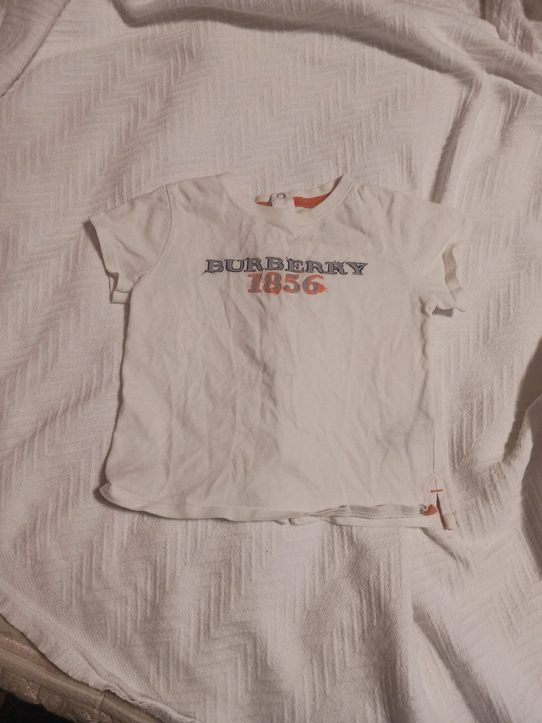 Burberry Kids White T-Shirt thumbnail