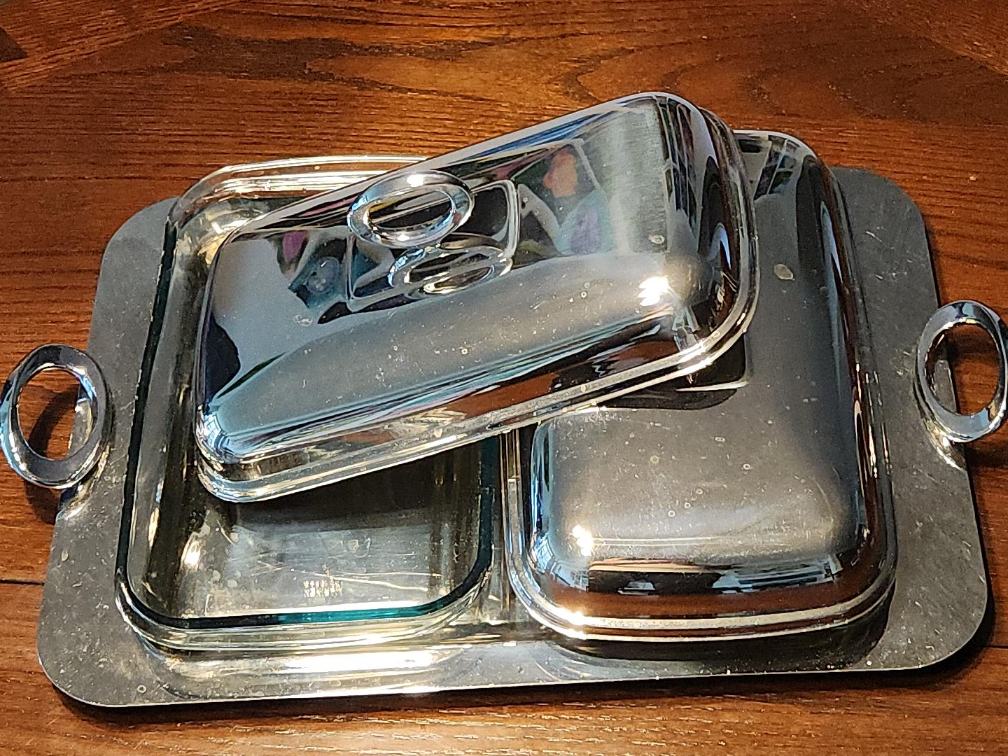 Vintage Silver Plated Hors D'oeuvres Server