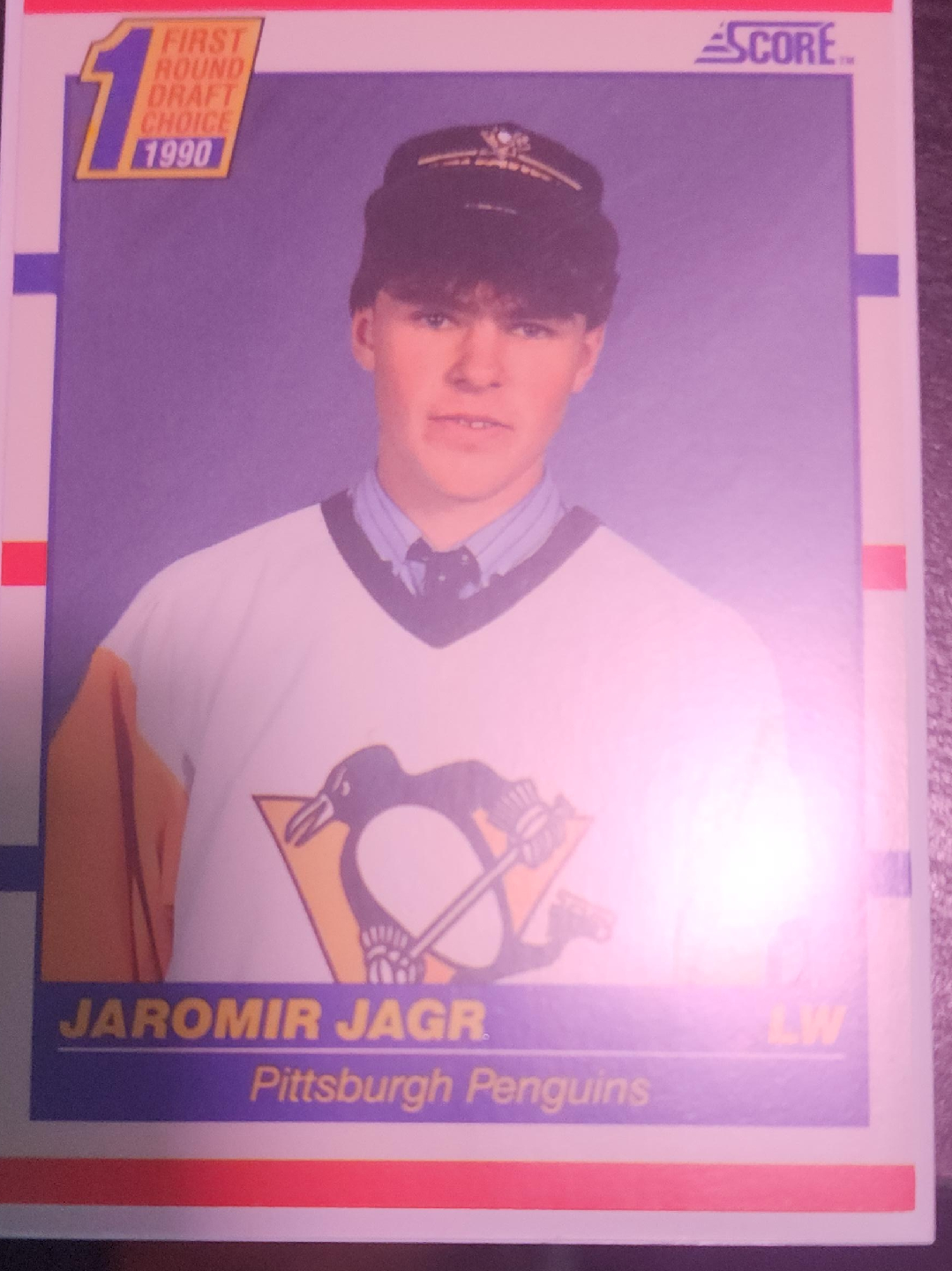 Jaromir Jagr Pittsburgh Penguins Hockey Card
