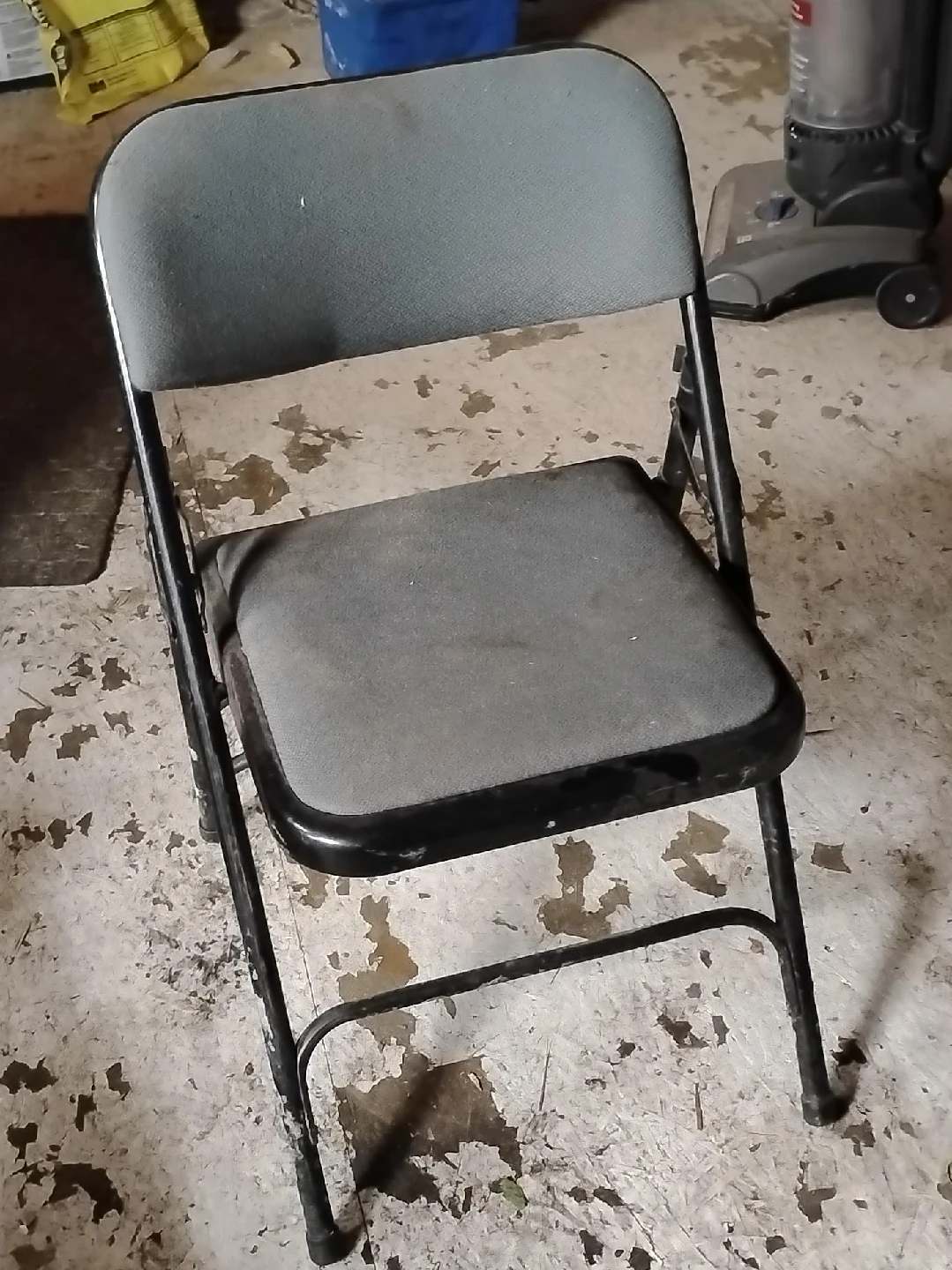Grey Folding Chair