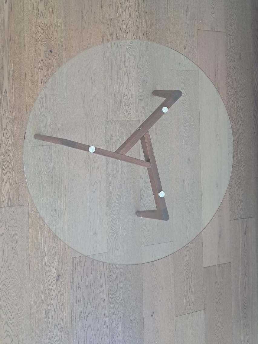 Round Glass Coffee Table thumbnail