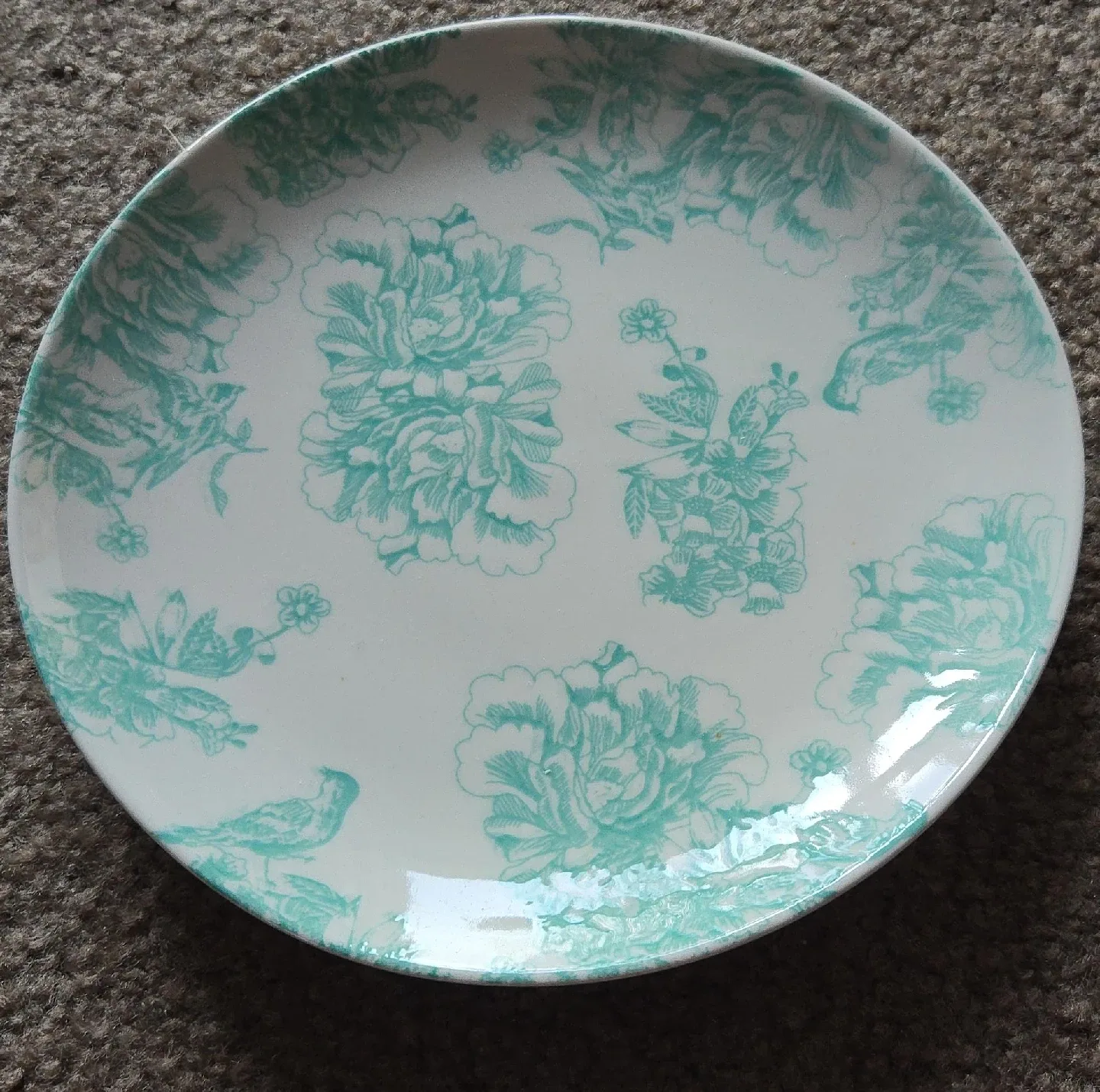 Decorative Floral Plate