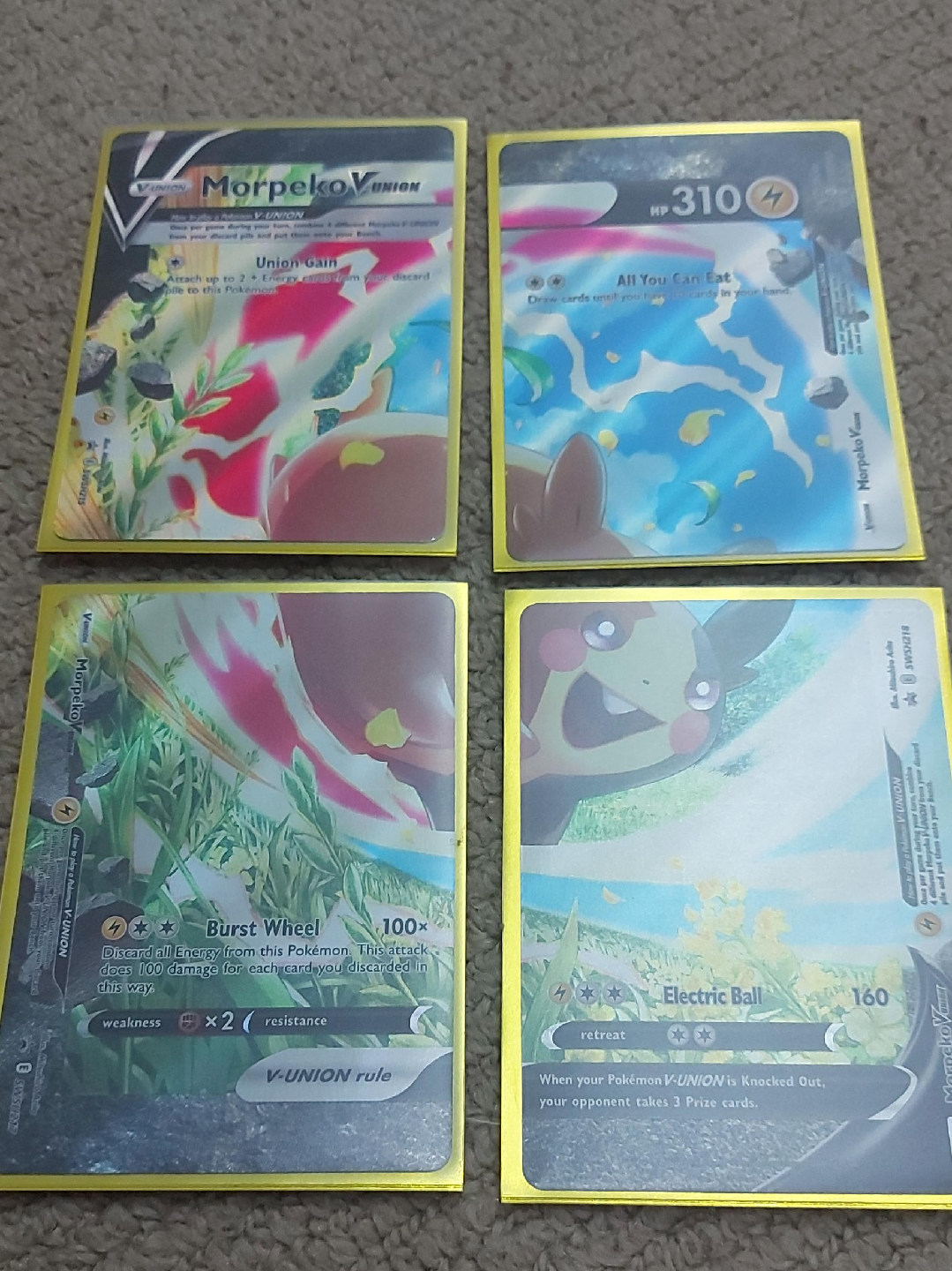 Morpeko V-UNION Pokemon Cards thumbnail