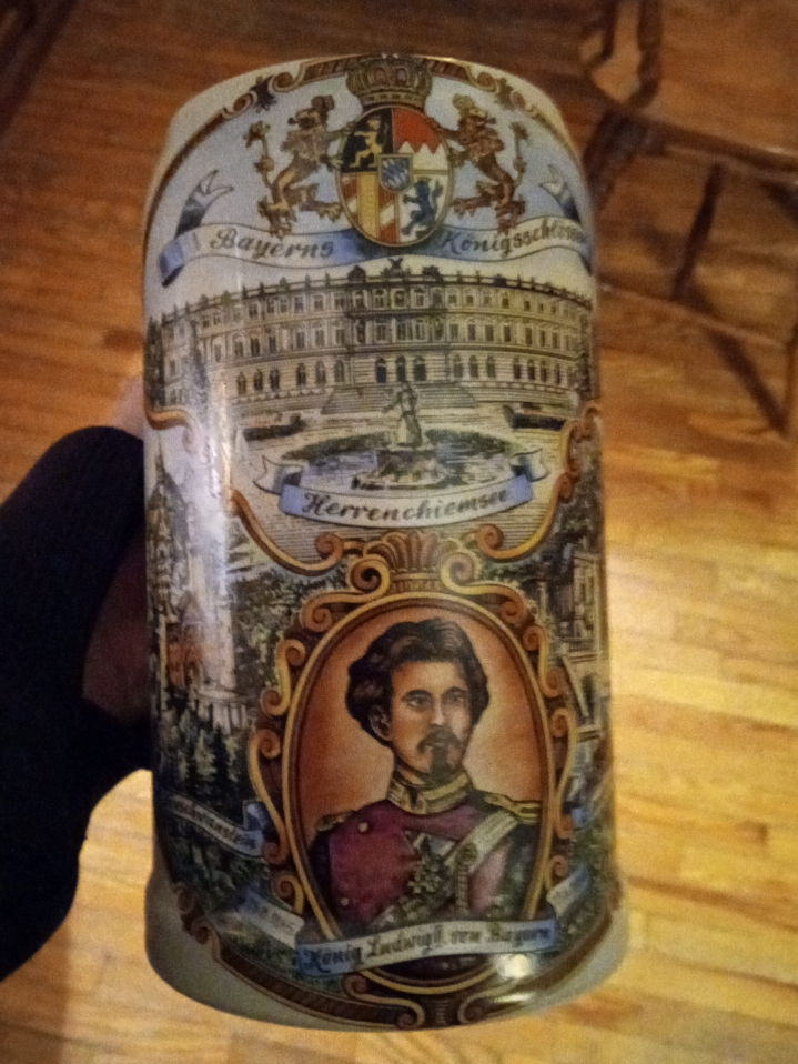 Bayern Königsschloss Beer Stein thumbnail