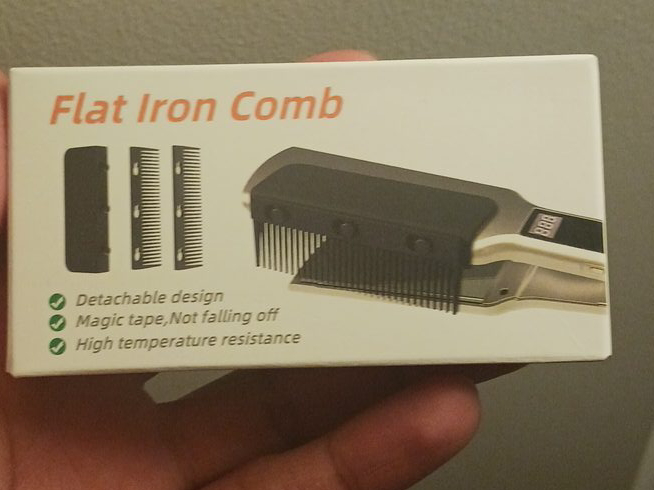 Flat Iron Comb - Hair Straightener thumbnail