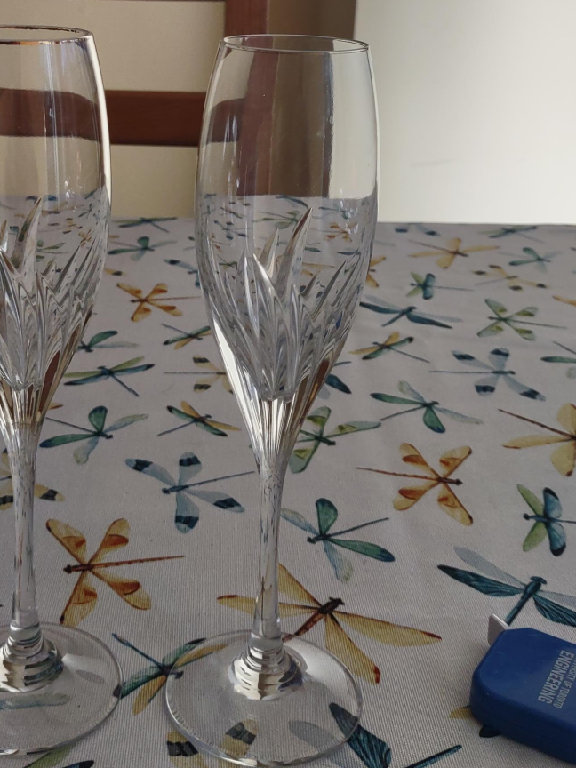 champagne Flute Glasses - Set of 2