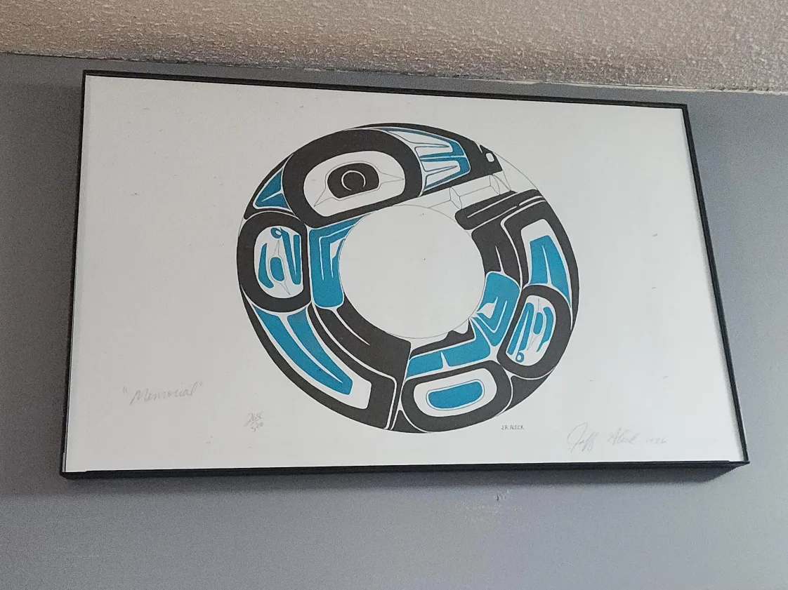 Framed Indigenous Art Print - "Memorial"