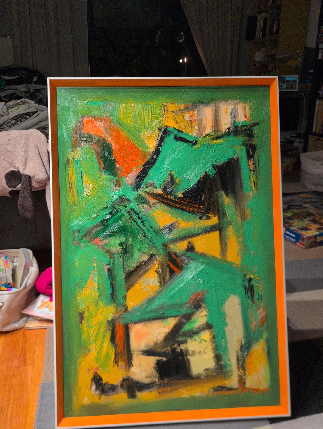 Original Framed Abstract Painting image indicator(2)