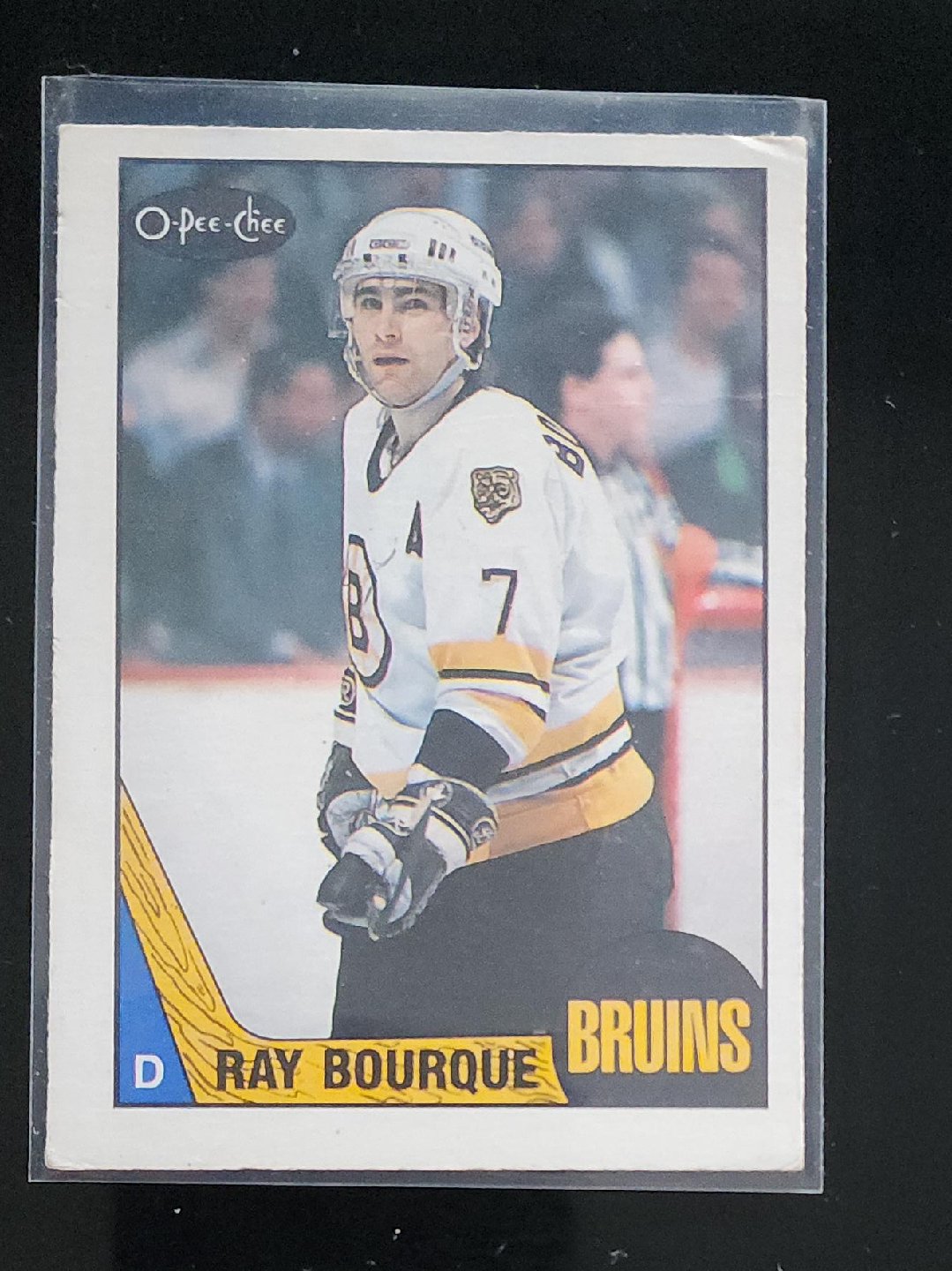 O-Pee-Chee Ray Bourque Bruins Hockey Card thumbnail