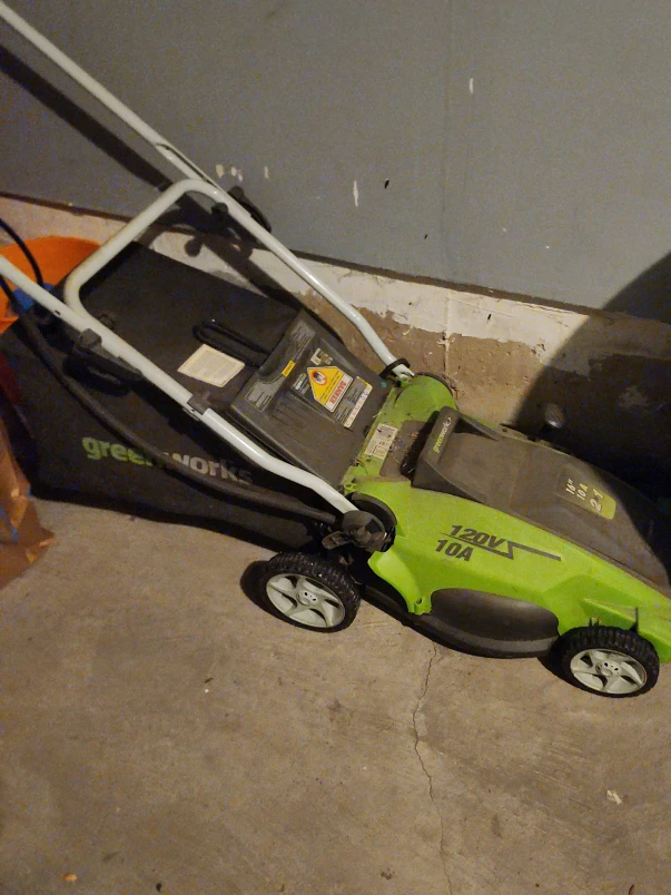 Greenworks 120V 10A Lawn Mower thumbnail