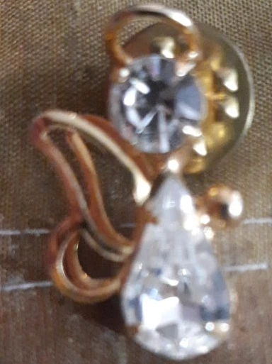 Angel Pin with Rhinestones thumbnail