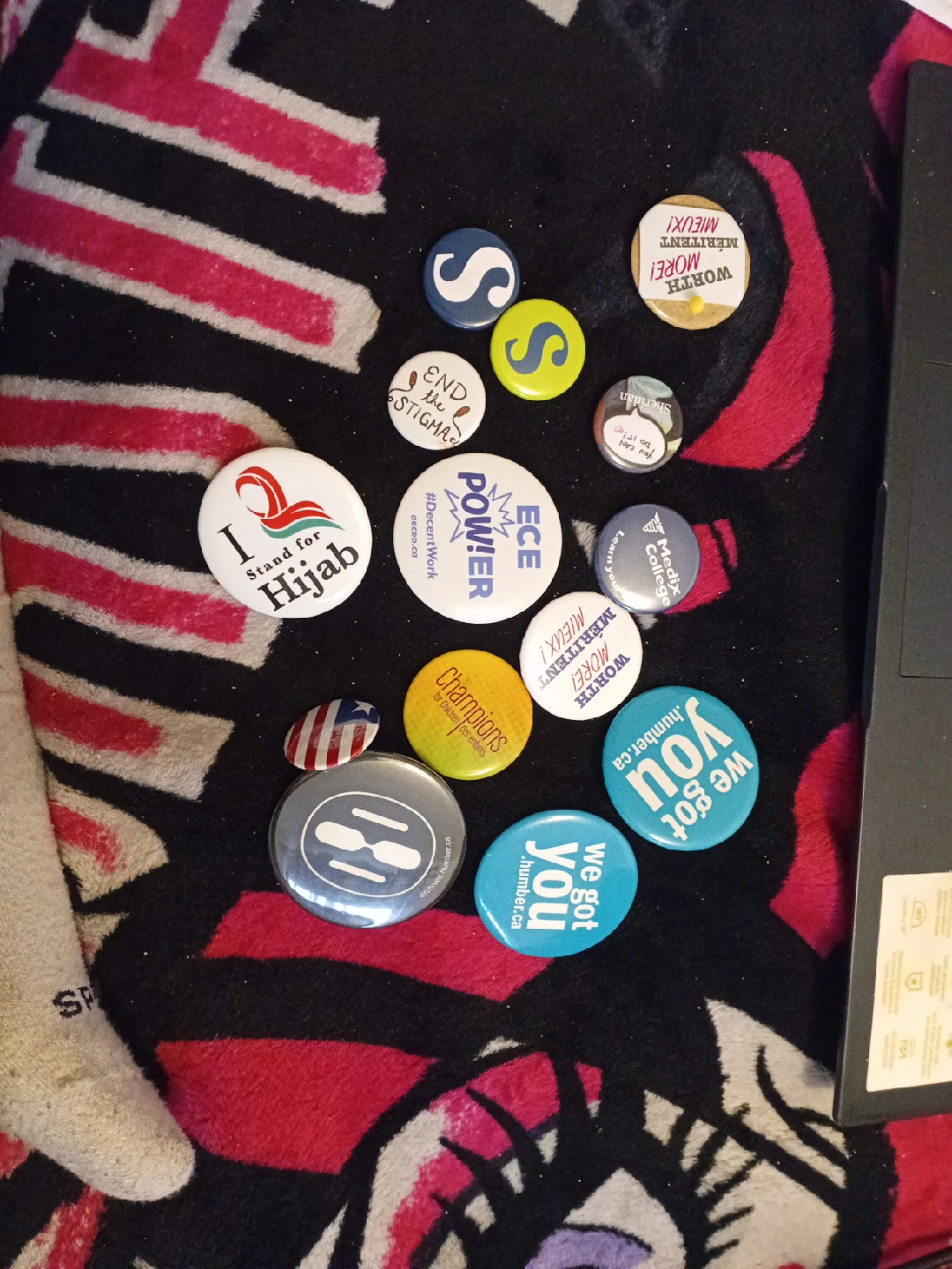 Assorted Pins & Buttons