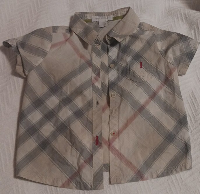 Burberry Plaid Baby Shirt thumbnail