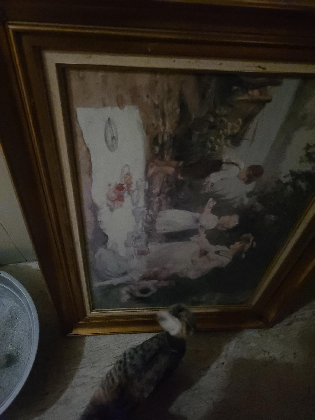 Painting with Gold Frame thumbnail