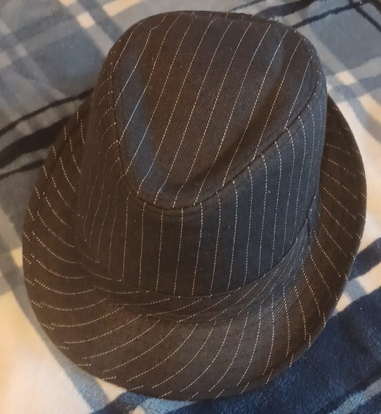 Black Pinstripe Bucket Hat thumbnail