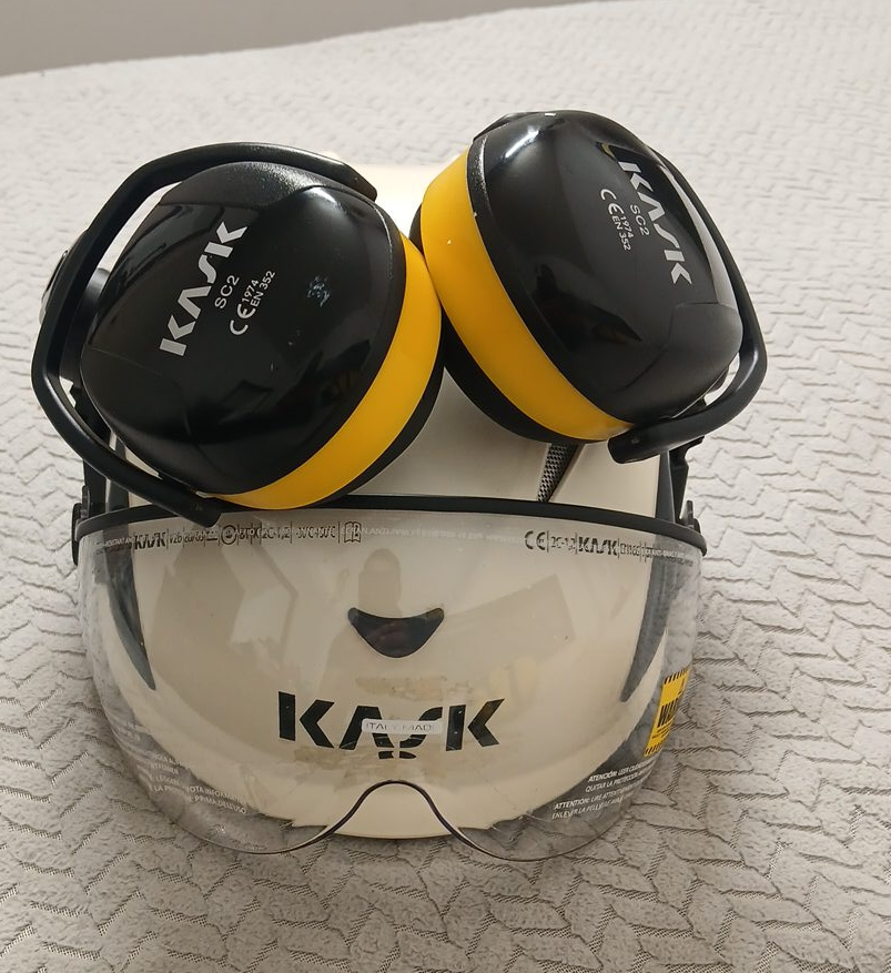 KASK Safety Helmet with Ear Muffs thumbnail