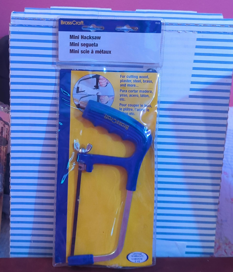 BrassCraft Mini Hacksaw - New in Package! thumbnail