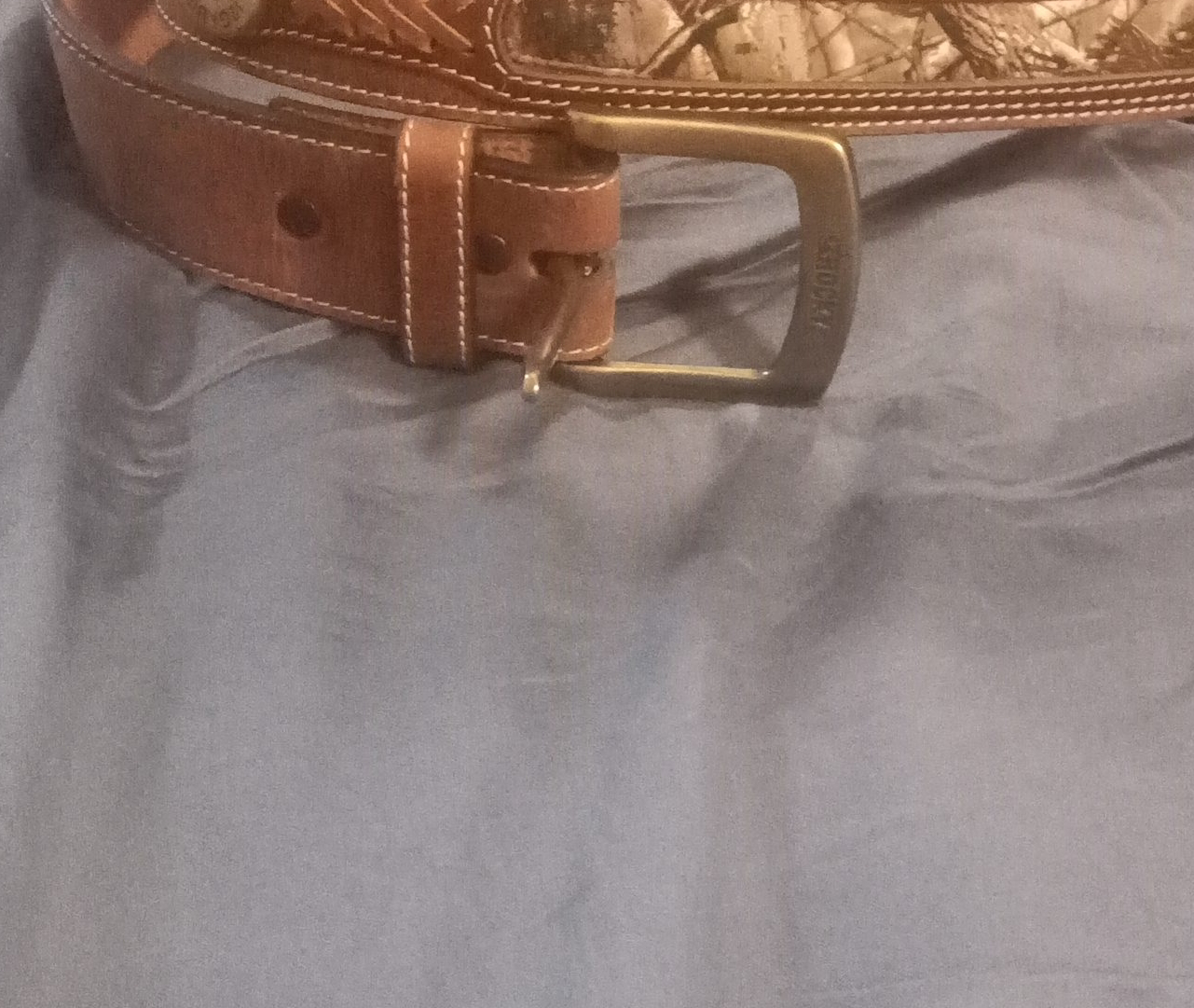 Rocky Brown Leather Belt thumbnail
