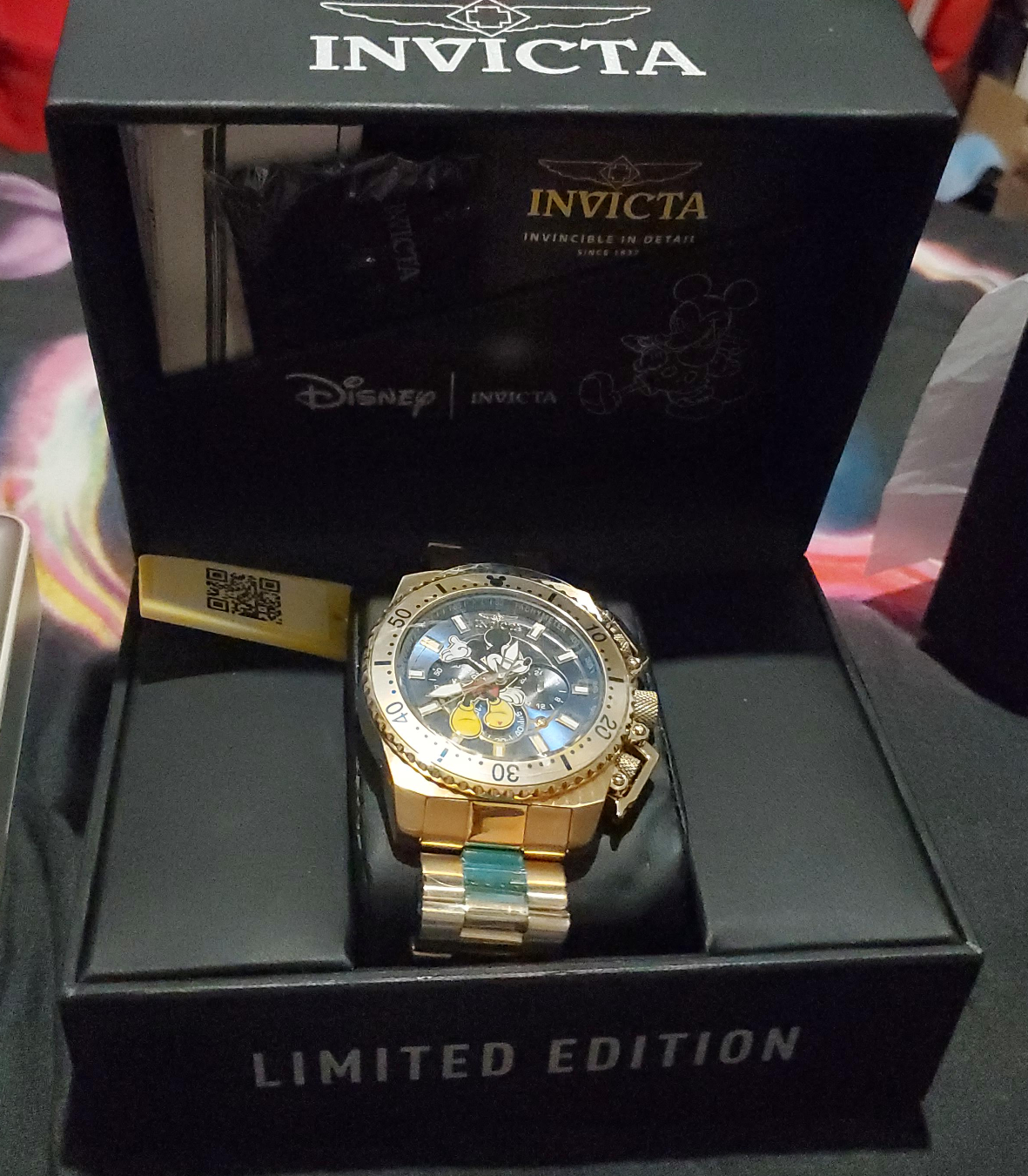 Invicta Disney Limited Edition Mickey Mouse Gold Watch thumbnail