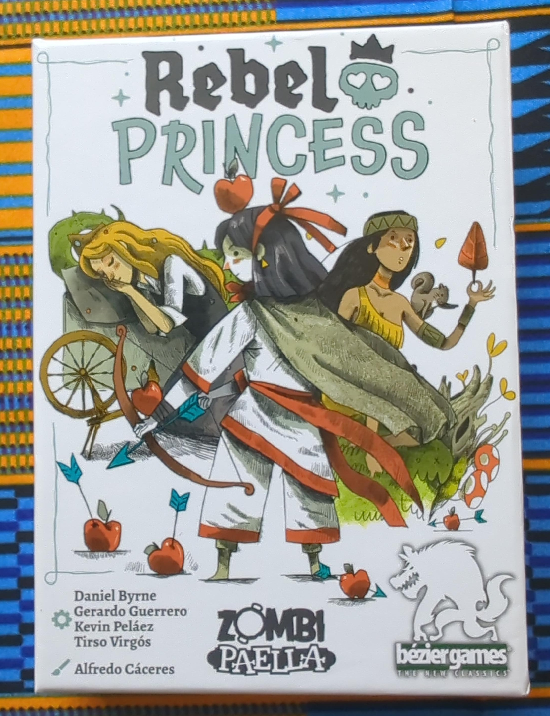 Rebel Princess Board Game by Zombi Paella & Bézier Games