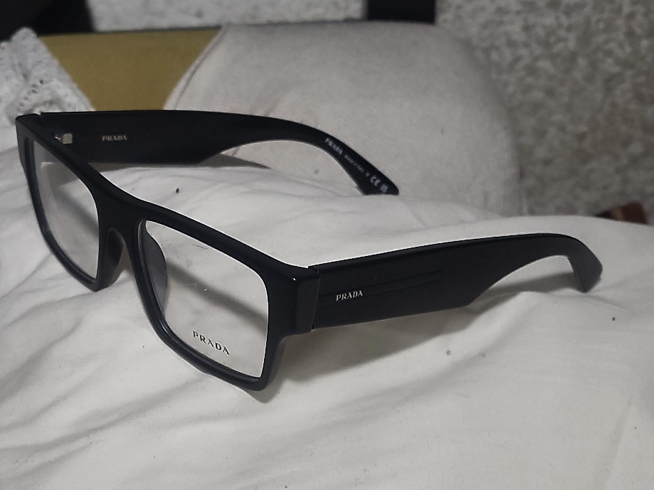 Prada Black Eyeglasses Frames thumbnail