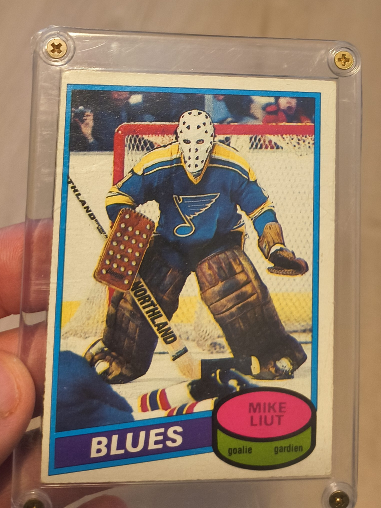 Mike Liut Blues Hockey Card