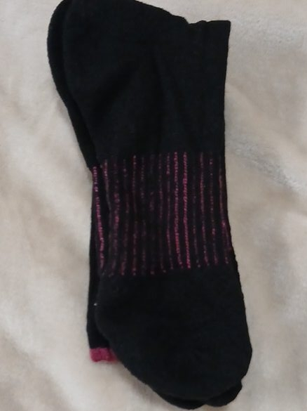 Black and Pink Striped Socks image indicator(1)