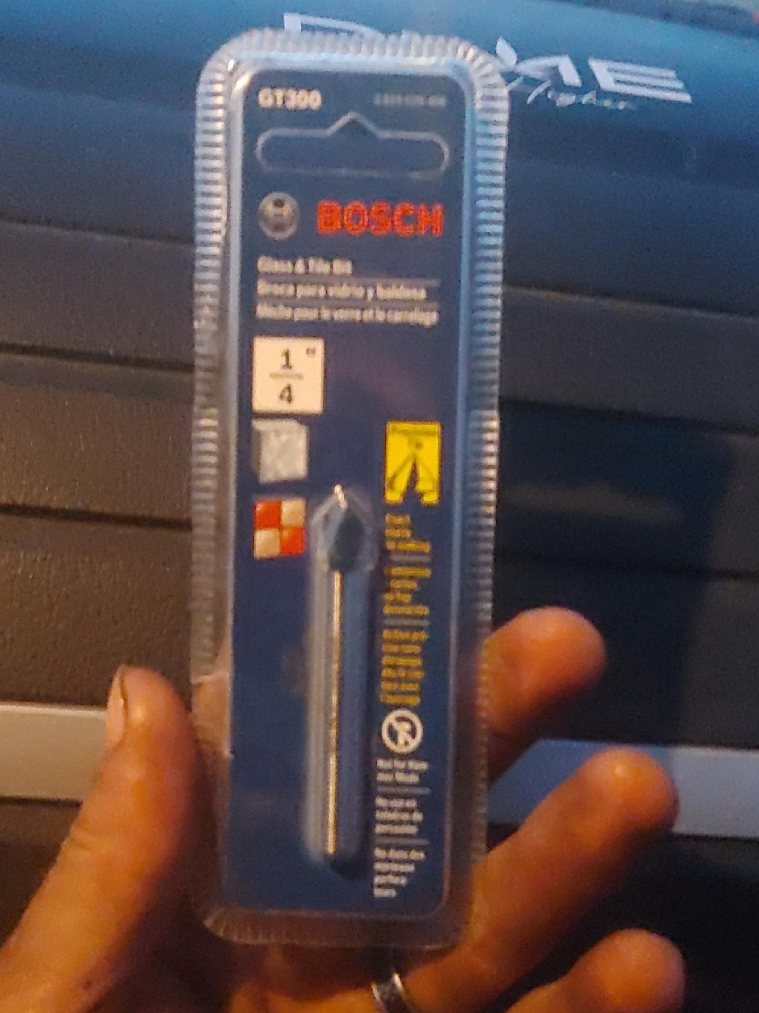 Bosch GT300 1/4" Glass & Tile Bit - New! thumbnail