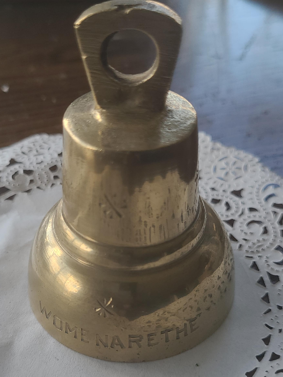 Vintage Brass "Music of Life" Bell thumbnail