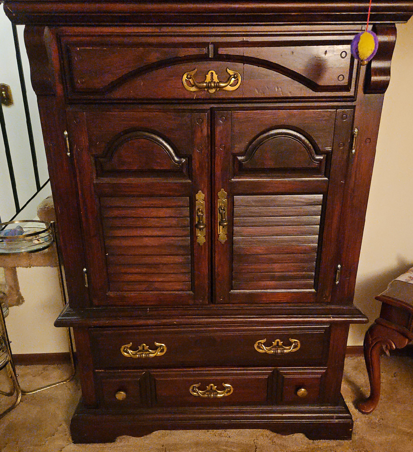 Dark Wood Armoire thumbnail