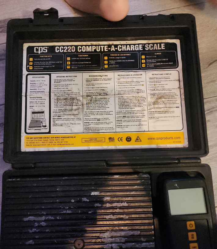 CPS CC220 Compute-A-Charge Scale