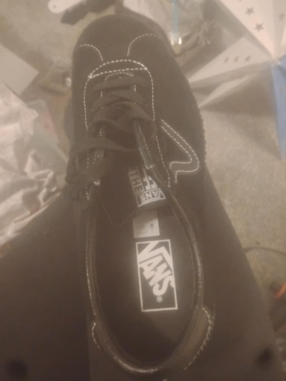 Vans Black Suede Sneakers