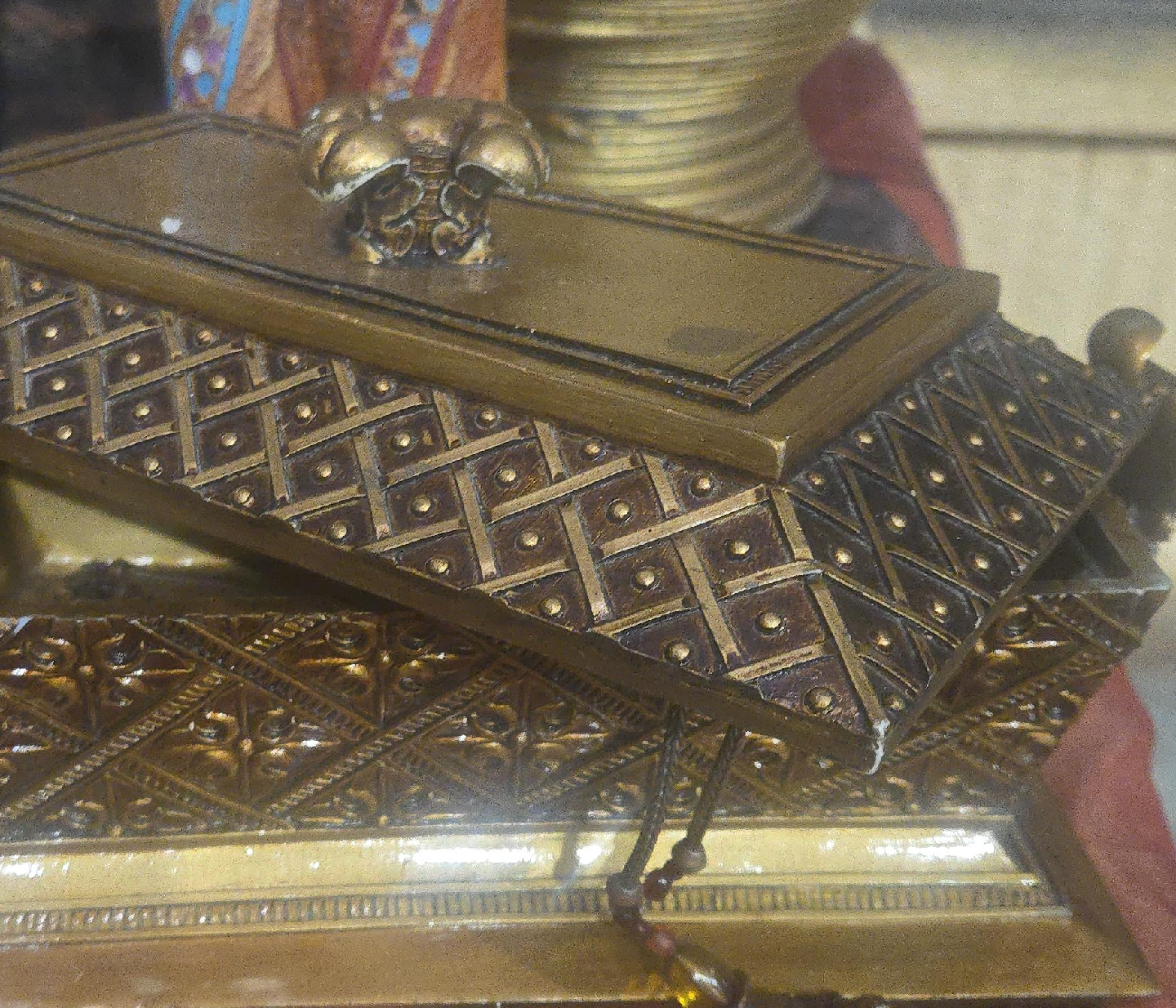 Decorative Gold-Tone Box