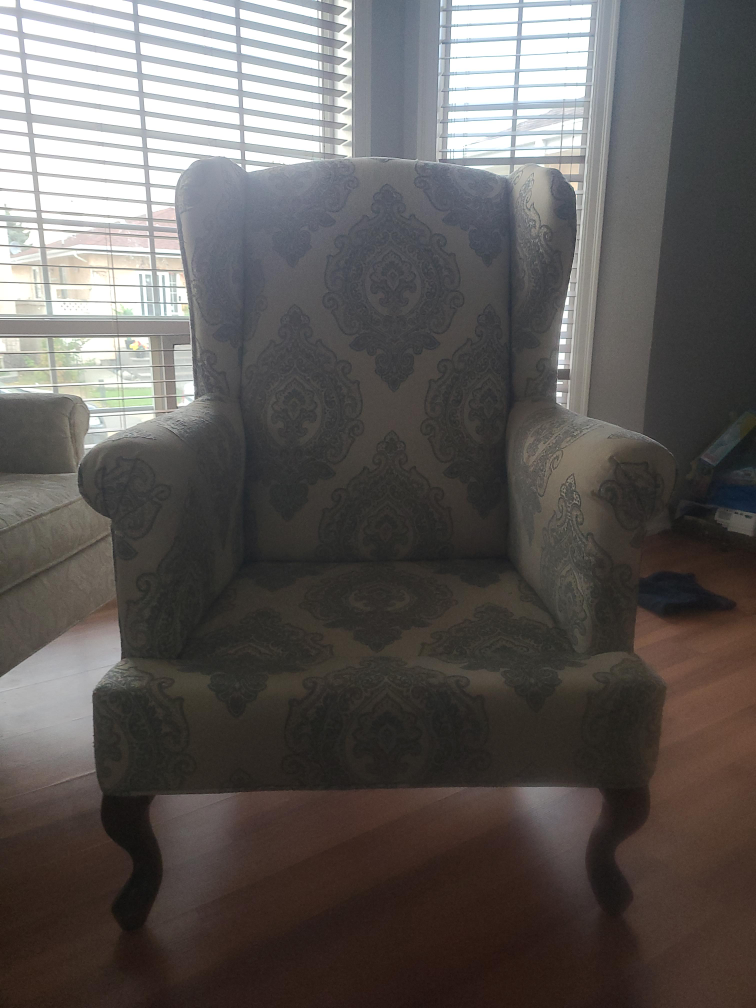 Wingback Armchair - Patterned Fabric image indicator(2)