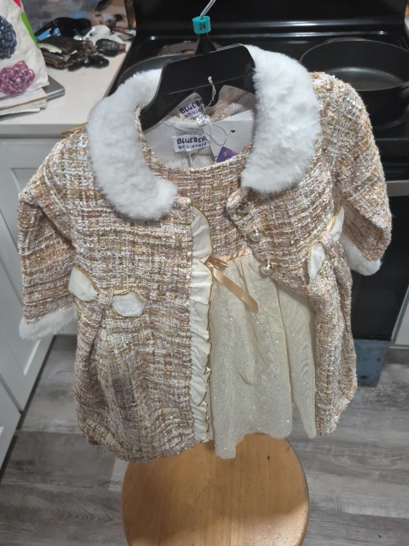 Blueberry Boulevard Girl's Dress & Jacket Set thumbnail