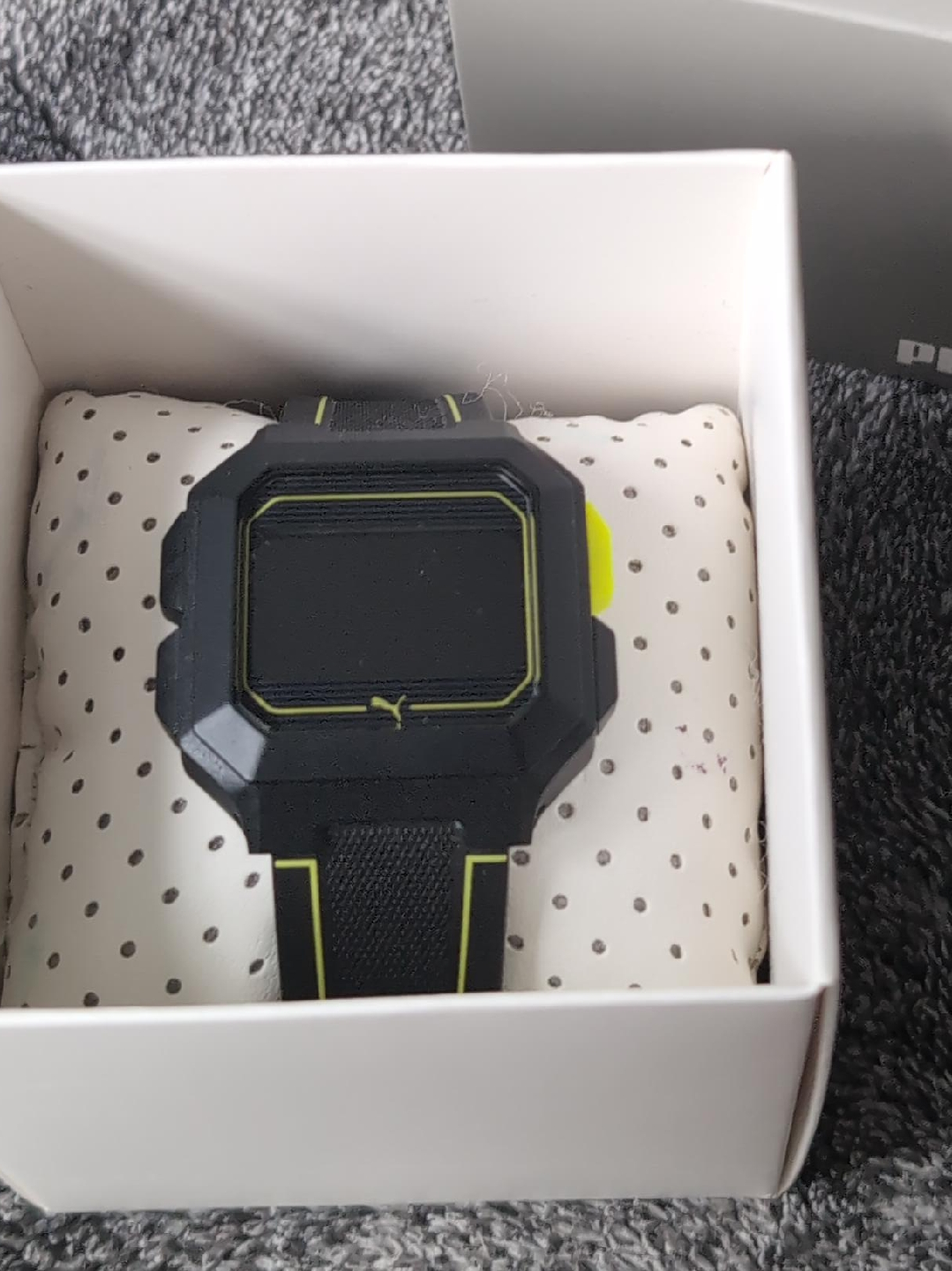 Puma Digital Watch - Black & Yellow image indicator(1)